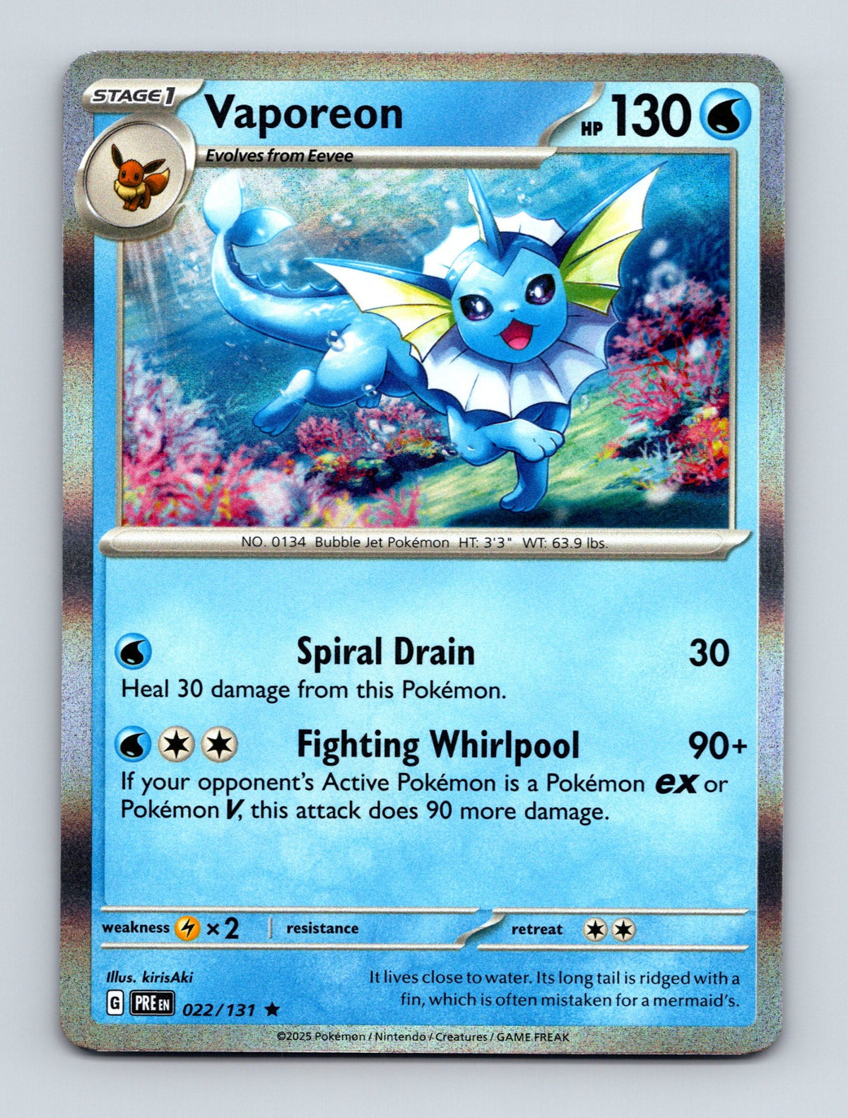 SV: Prismatic Evolutions #022/131 Vaporeon