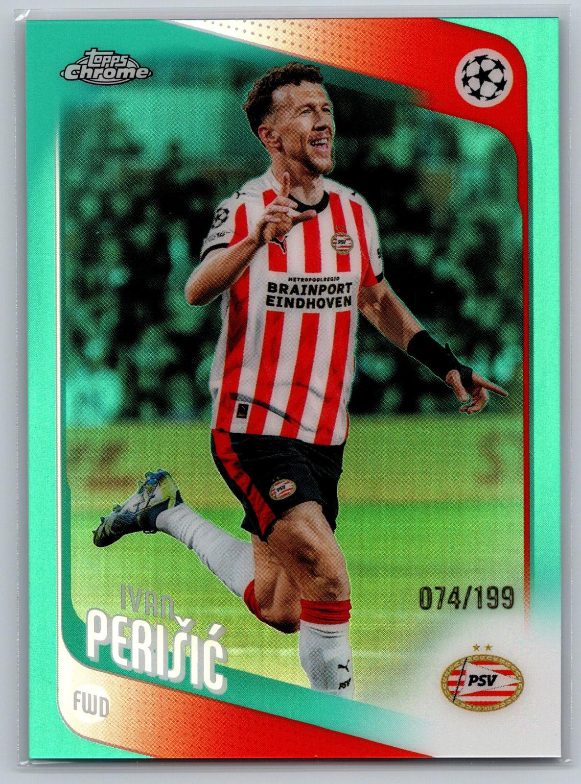 2025-26 Topps Chrome UCC #139 Ivan Perišić Aqua Refractor #/199