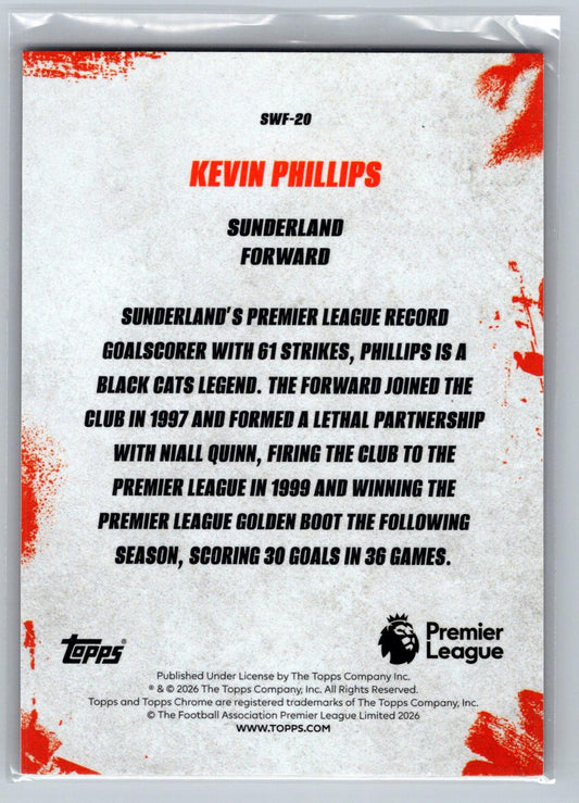 2025-26 Topps Chrome Premier League #SWF-20 Kevin Phillips - Deck Pulse