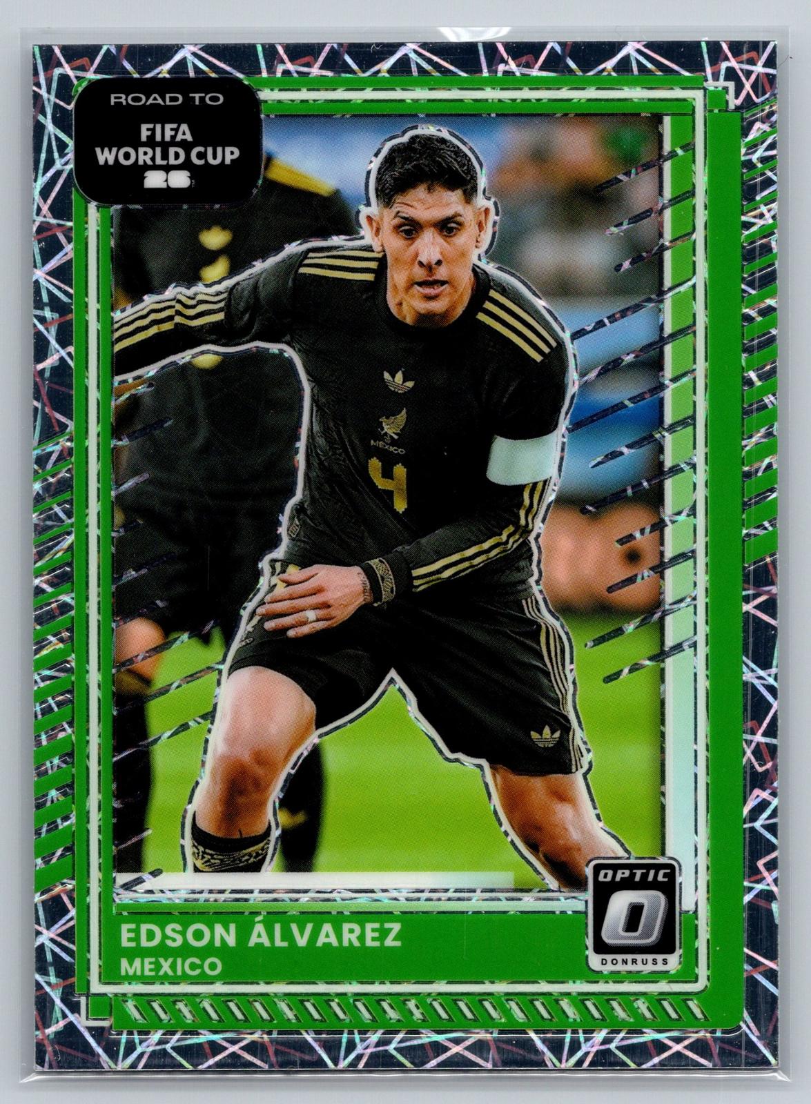 2025-26 Donruss Road to FIFA World Cup #76 Edson Alvarez Optic Velocity