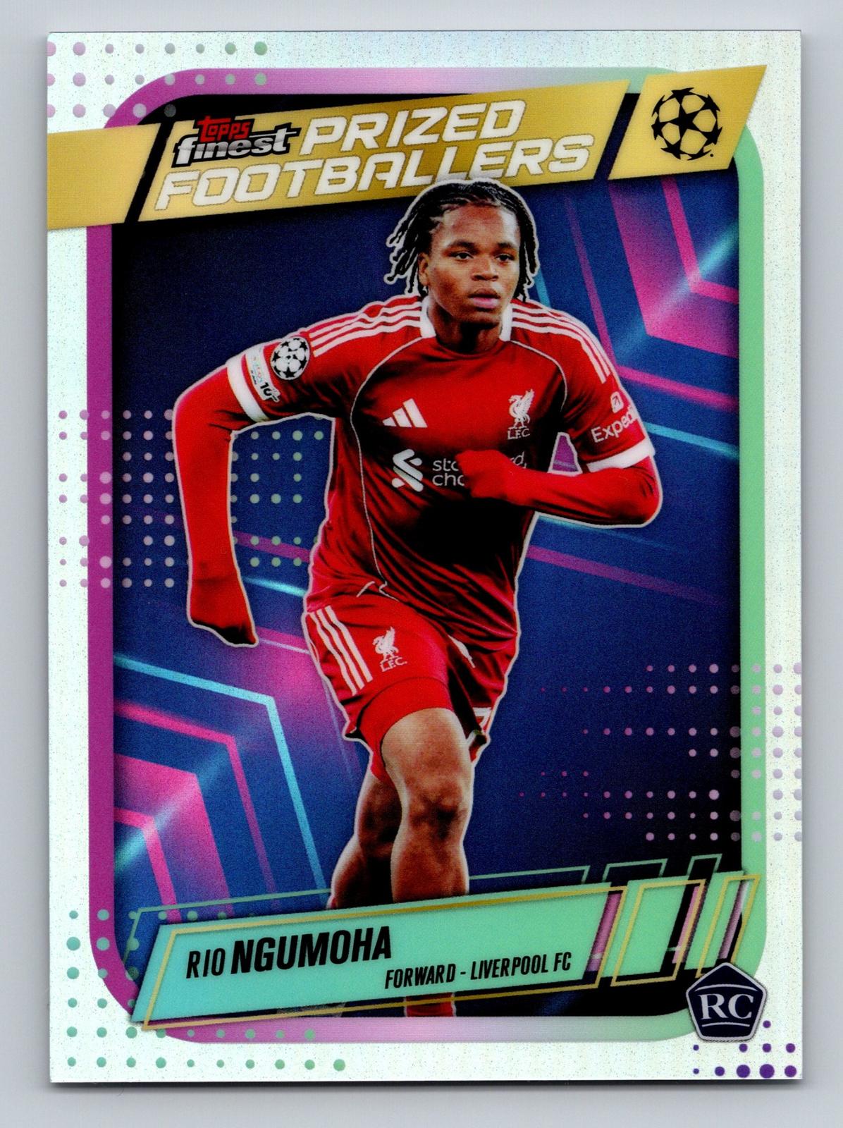 2025-26 Finest UCC #PF-9 Rio Ngumoha Prized Footballers - Deck Pulse