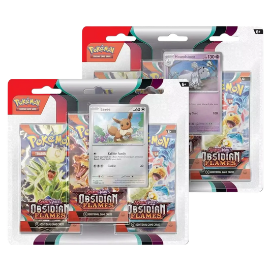 Obsidian Flames - 3 Blister Pack (Eevee)