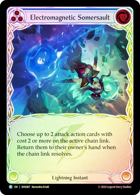 Electromagnetic Somersault