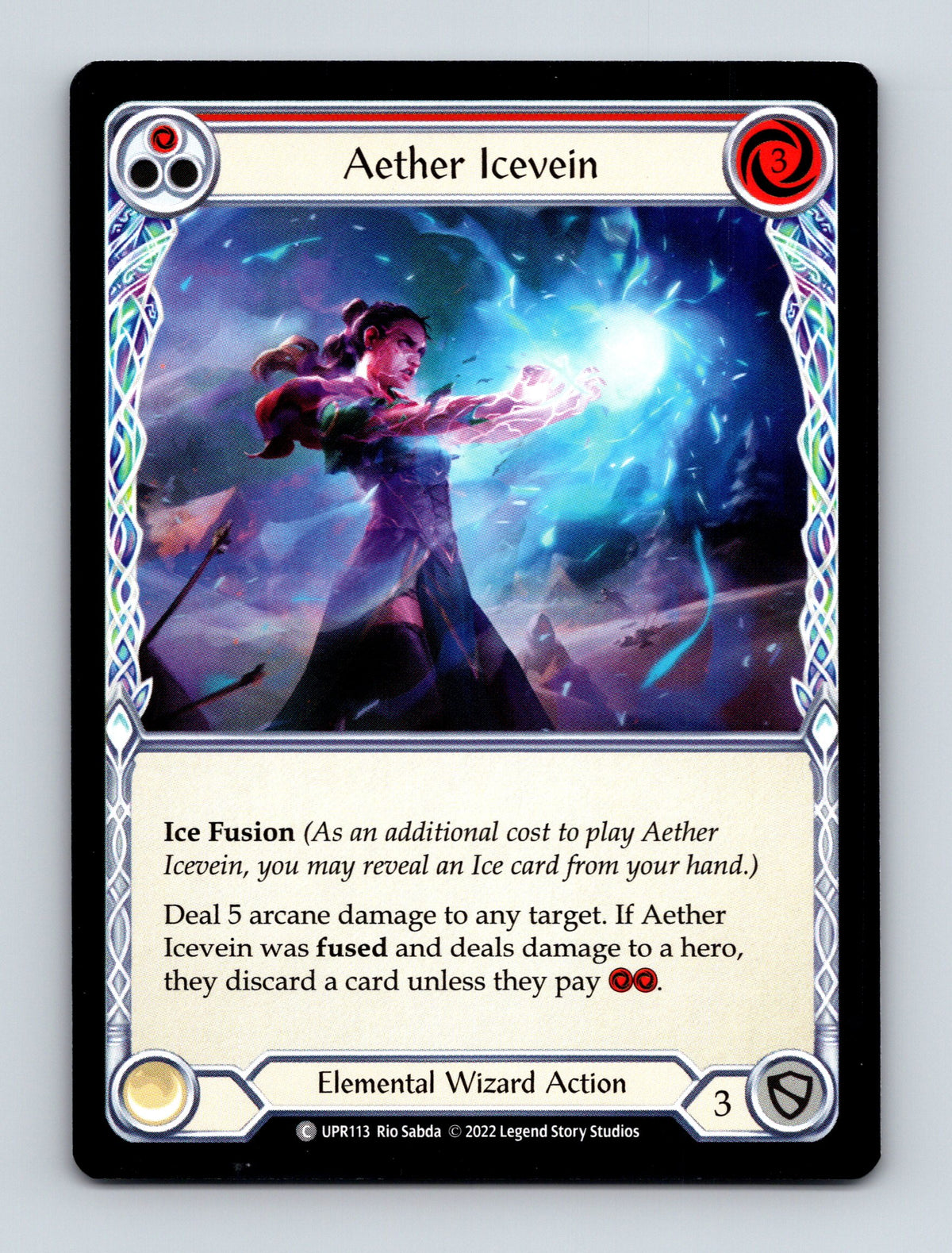 Uprising #UPR113 Aether Icevein (Red) - Deck Pulse