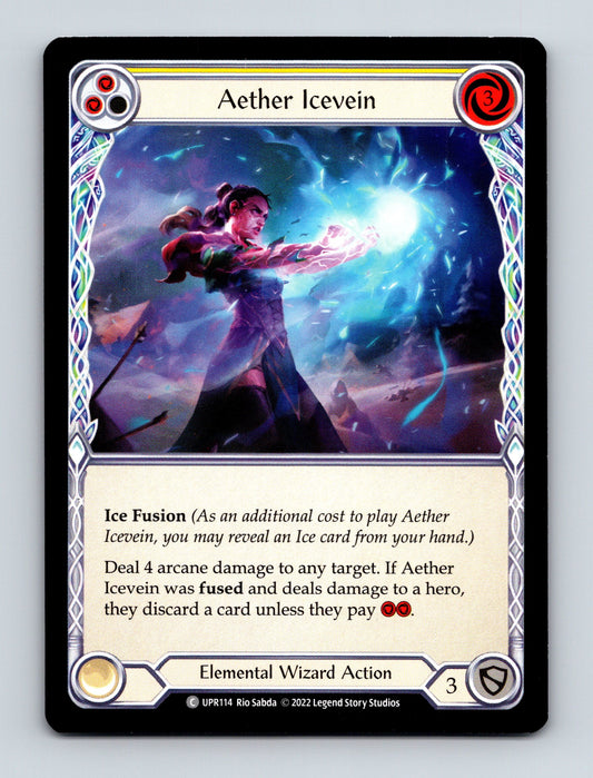 Uprising #UPR114 Aether Icevein (Yellow) - Deck Pulse