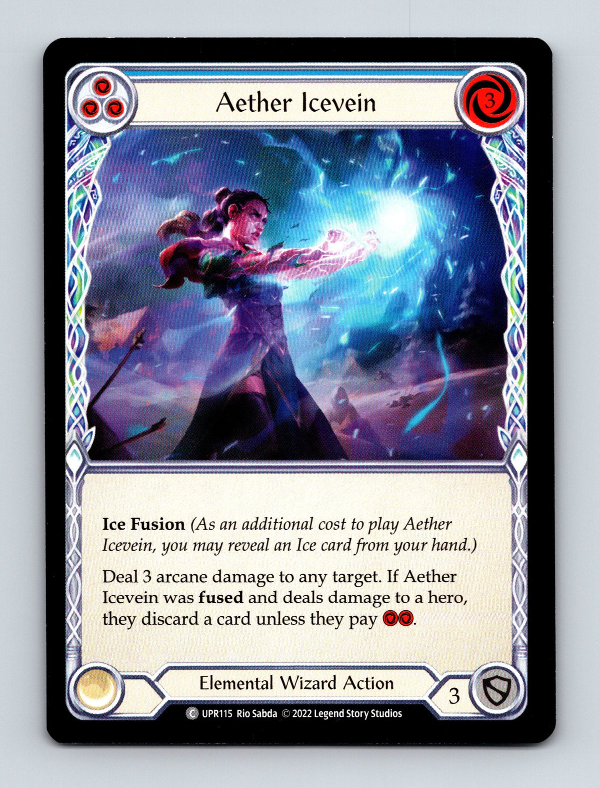 Uprising #UPR115 Aether Icevein (Blue) - Deck Pulse
