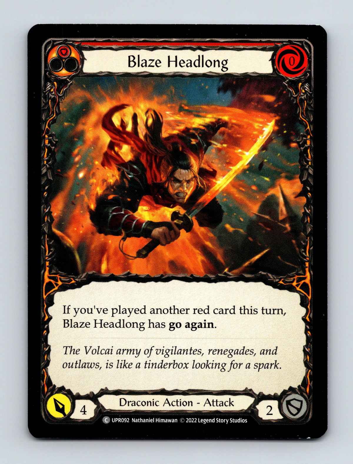Uprising #UPR092 Blaze Headlong - Deck Pulse