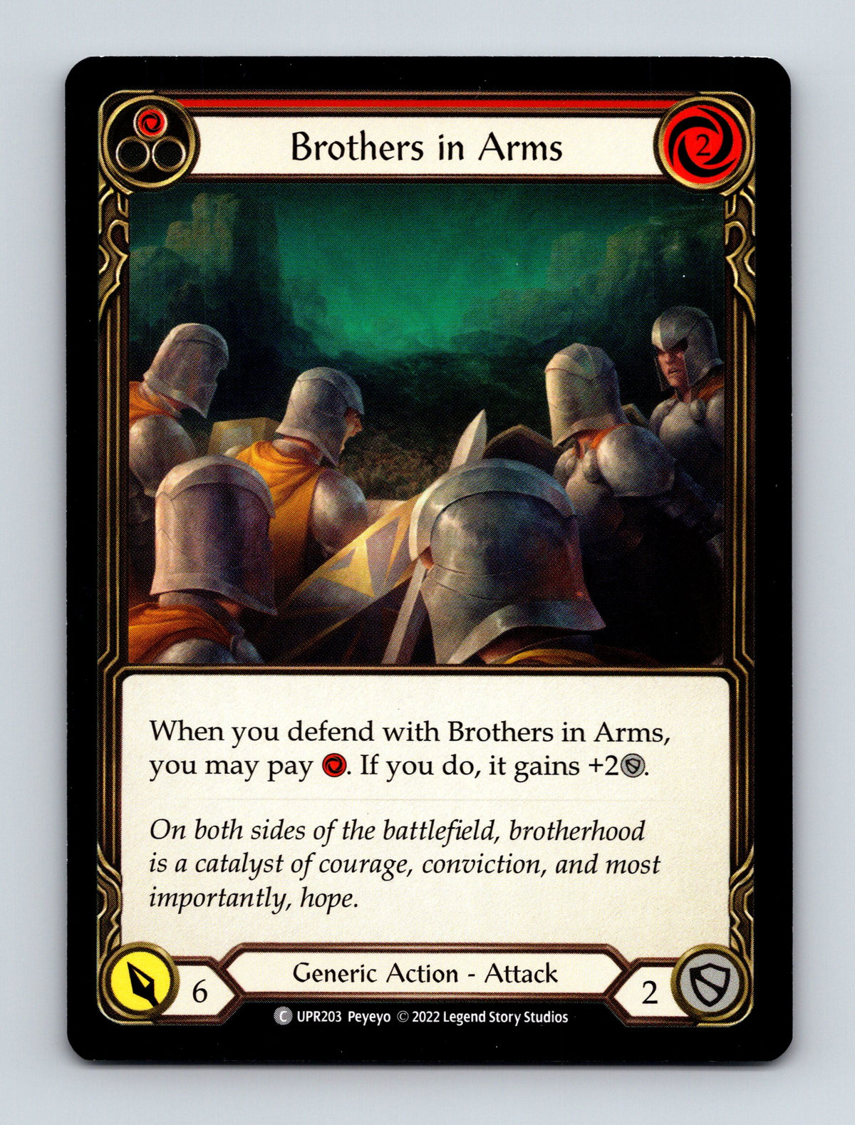 Uprising #UPR203 Brothers in Arms (Red) - Deck Pulse