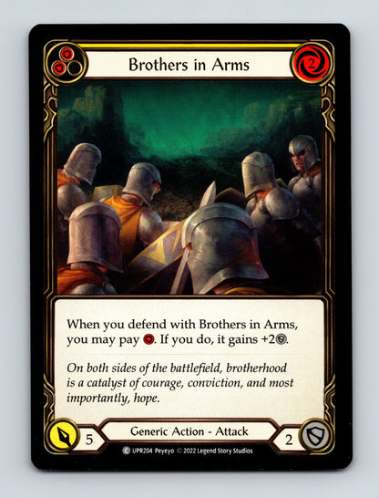 Uprising #UPR204 Brothers in Arms (Yellow) - Deck Pulse