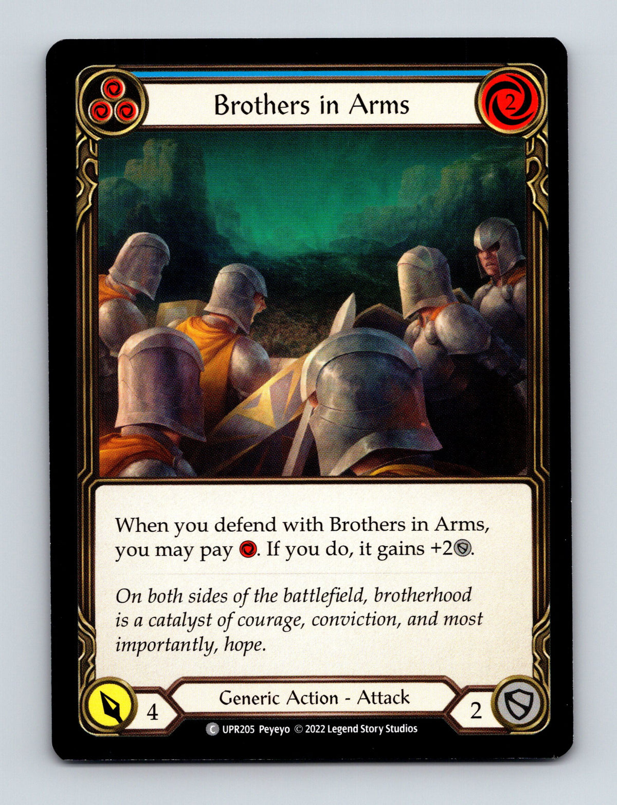 Uprising #UPR205 Brothers in Arms (Blue) - Deck Pulse