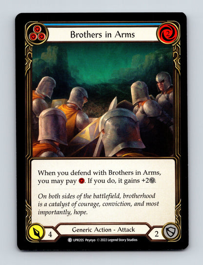 Uprising #UPR205 Brothers in Arms (Blue) - Deck Pulse