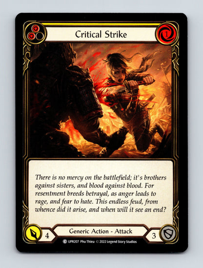 Uprising #UPR207 Critical Strike (Yellow)