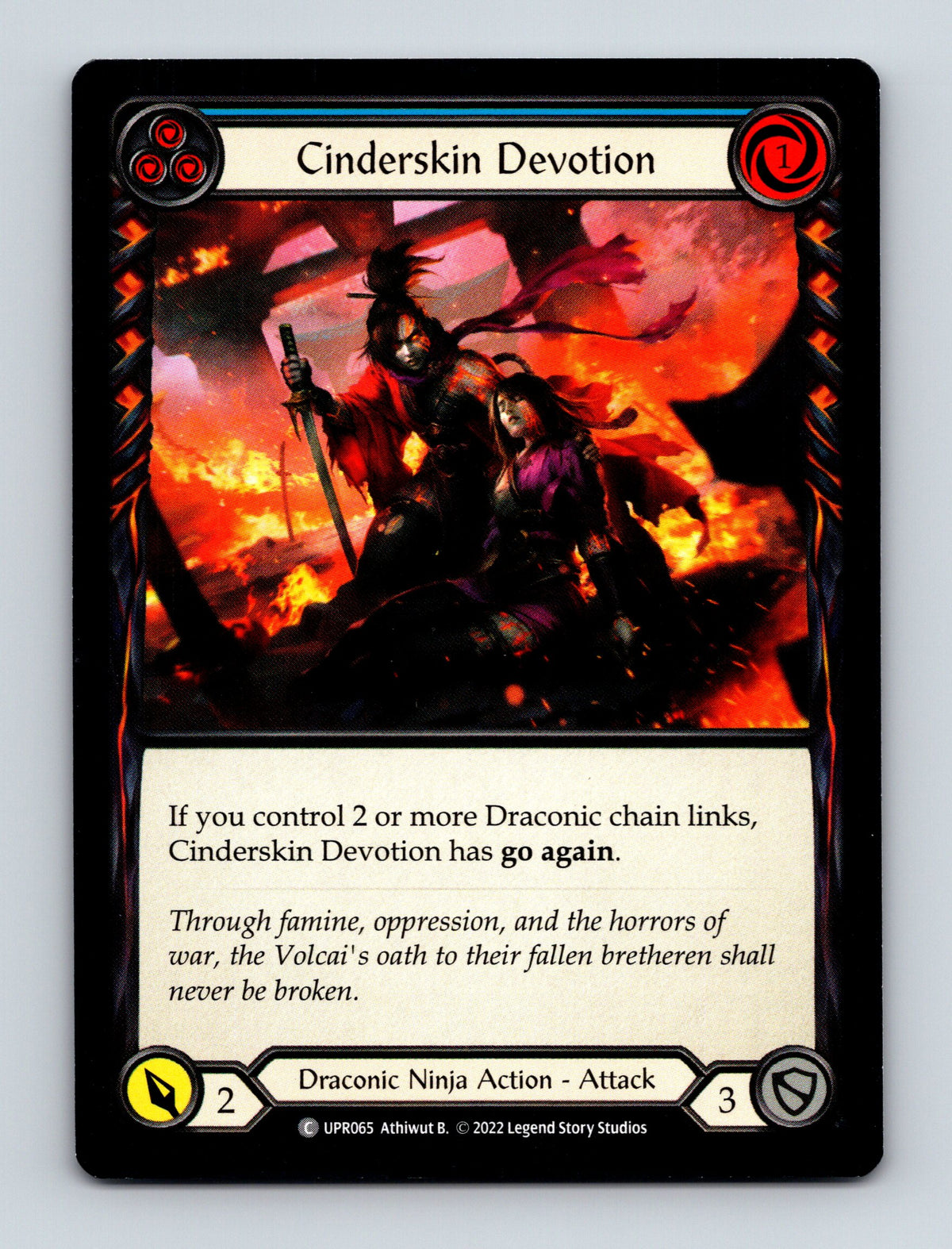 Uprising #UPR065 Cinderskin Devotion (Blue)
