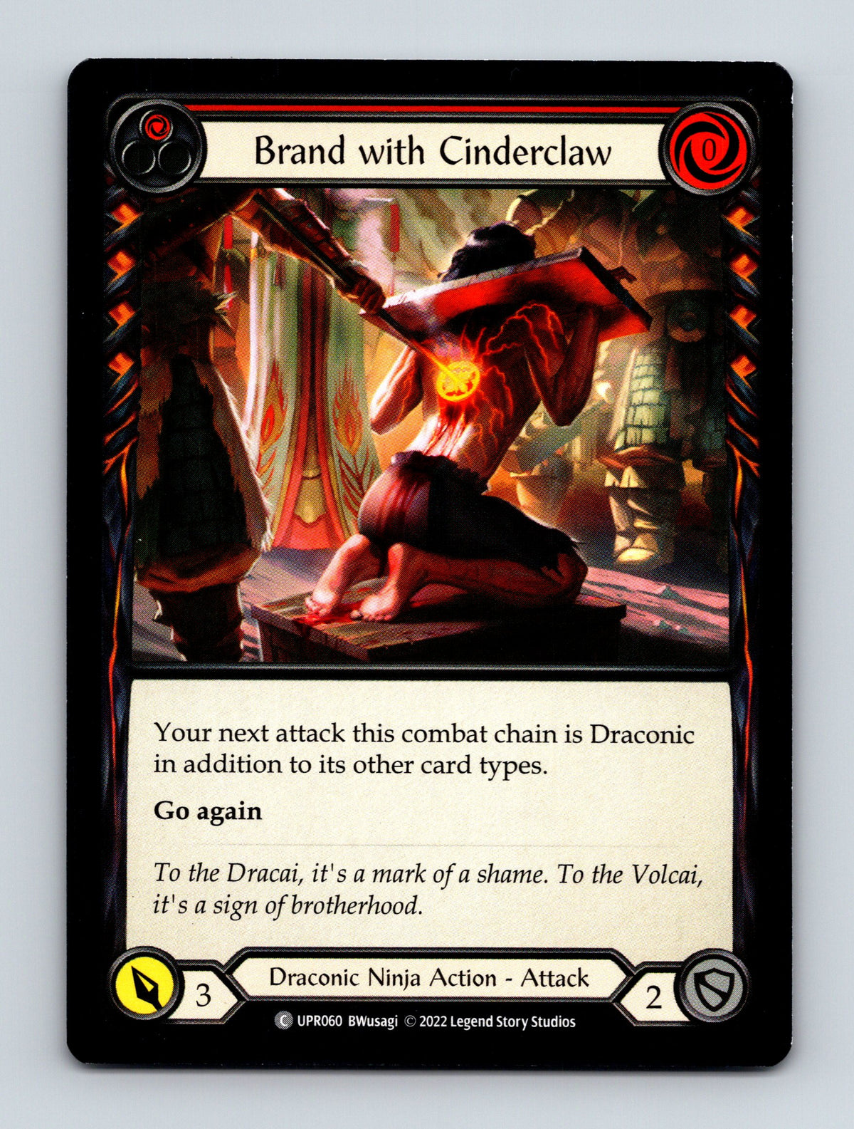 Uprising #UPR060 Brand with Cinderclaw (Red)