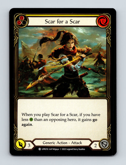 Uprising #UPR210 Scar for a Scar (Yellow)