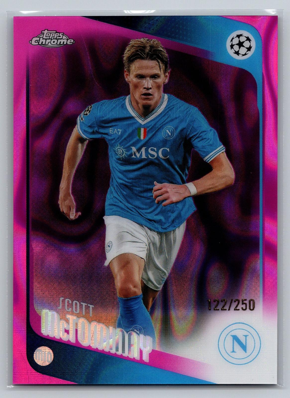 25-26 Topps Chrome UCC #41 Scott McTominay Pink Refractor #/250