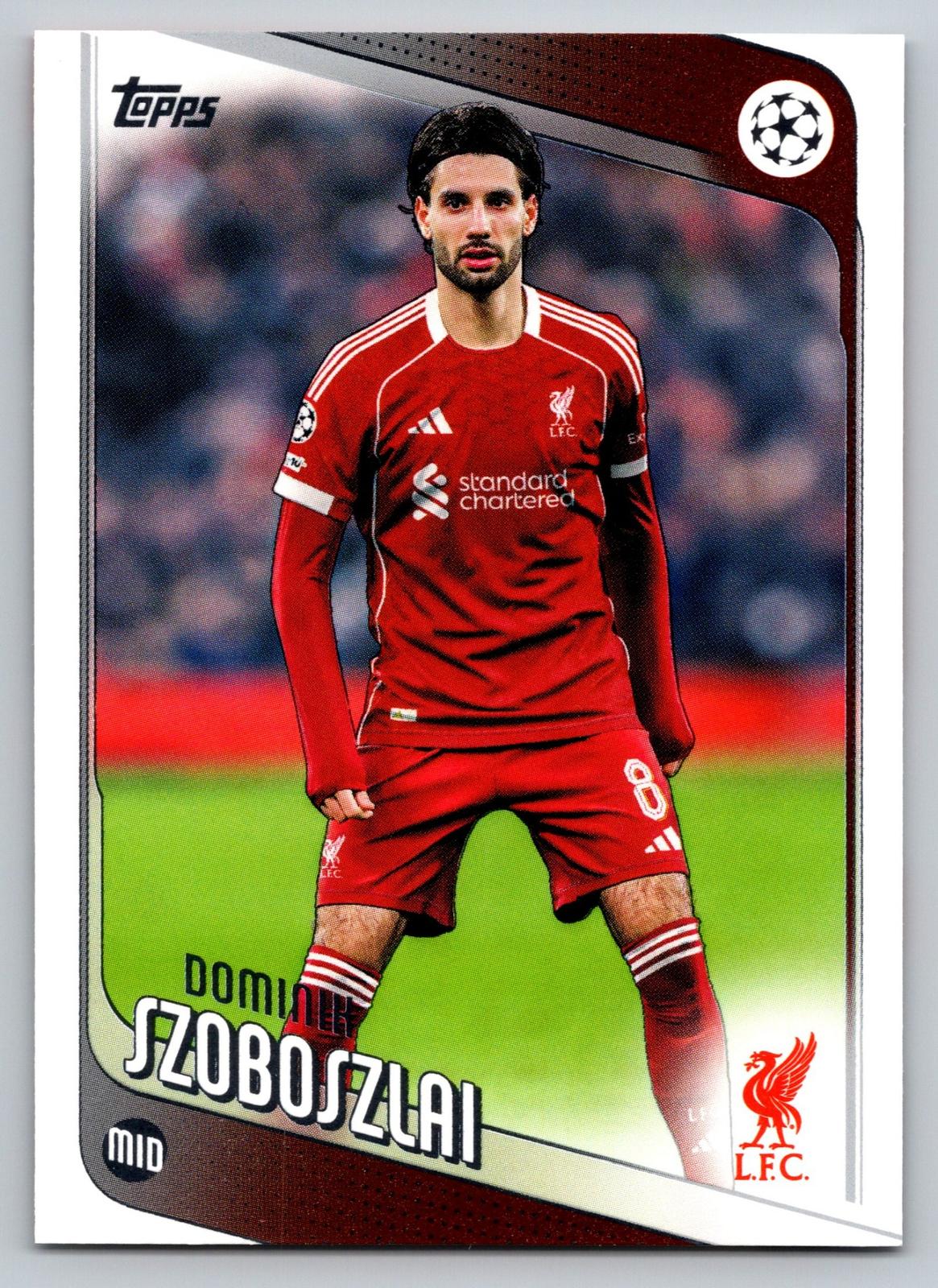 2025-26 Topps UEFA Club Competitions #78 Dominik Szoboszlai - Deck Pulse