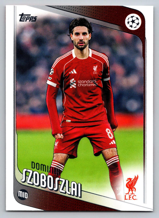 2025-26 Topps UEFA Club Competitions #78 Dominik Szoboszlai - Deck Pulse