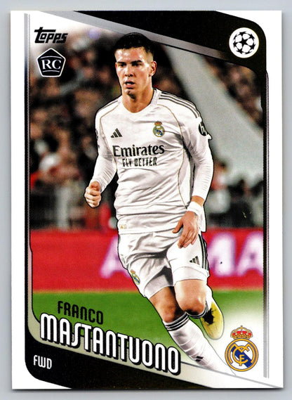 2025-26 Topps UEFA Club Competitions #172 Franco Mastantuono - Deck Pulse