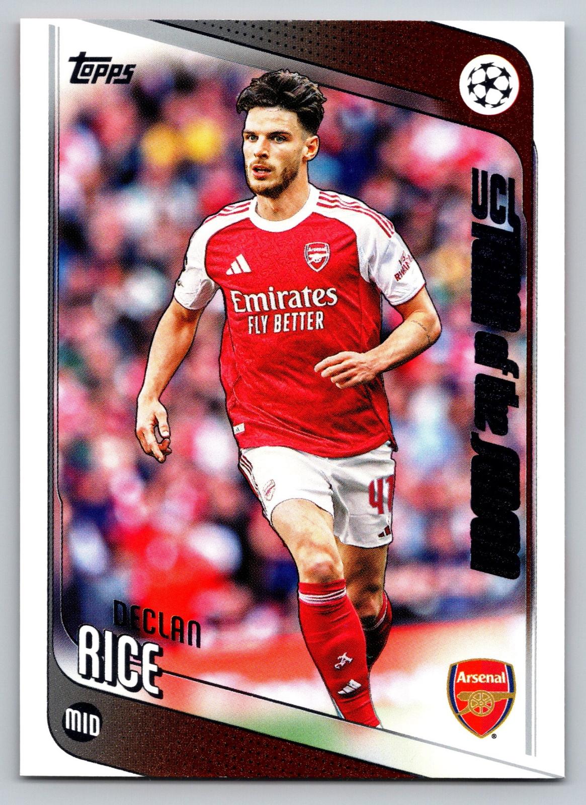 2025-26 Topps UEFA Club Competitions #164 Declan Rice - Deck Pulse