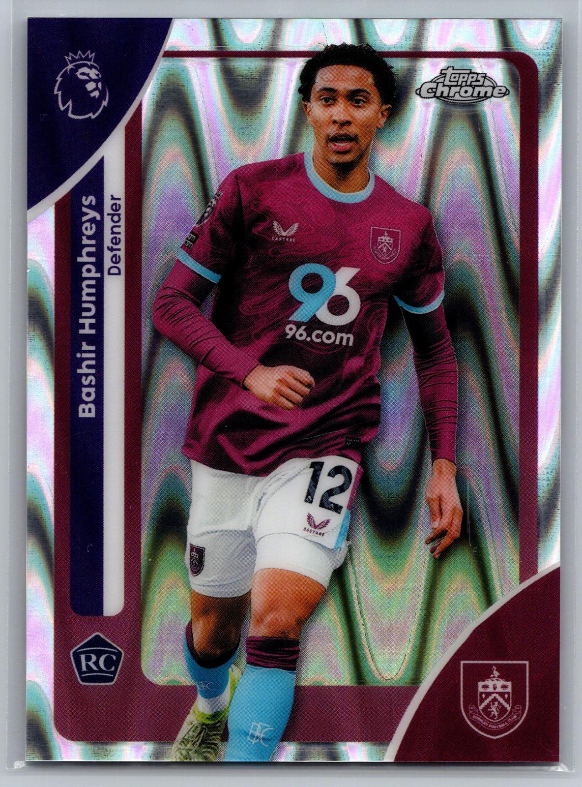 2025-26 Topps Chrome Premier League #58 Bashir Humphreys RayWave Refractor