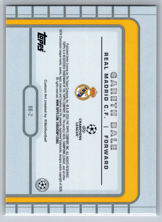 2025-26 Topps UEFA Club Competitions #8B-2 Gareth Bale 8-Bit Shots - Deck Pulse