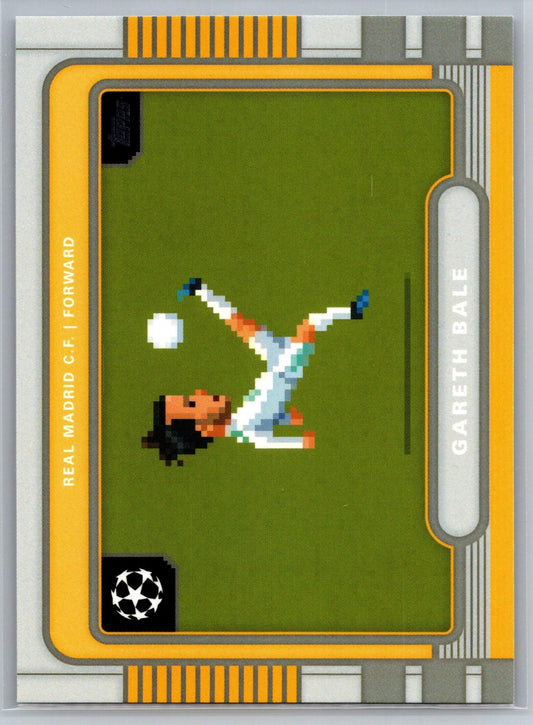 2025-26 Topps UEFA Club Competitions #8B-2 Gareth Bale 8-Bit Shots - Deck Pulse