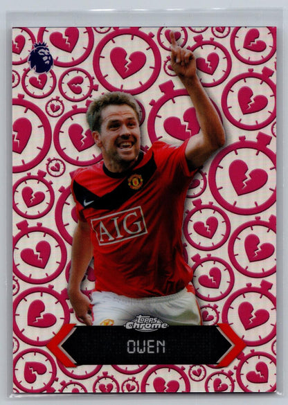 2025-26 Topps Chrome Premier League #STH-11 Michael Owen Stoppage THB - Deck Pulse