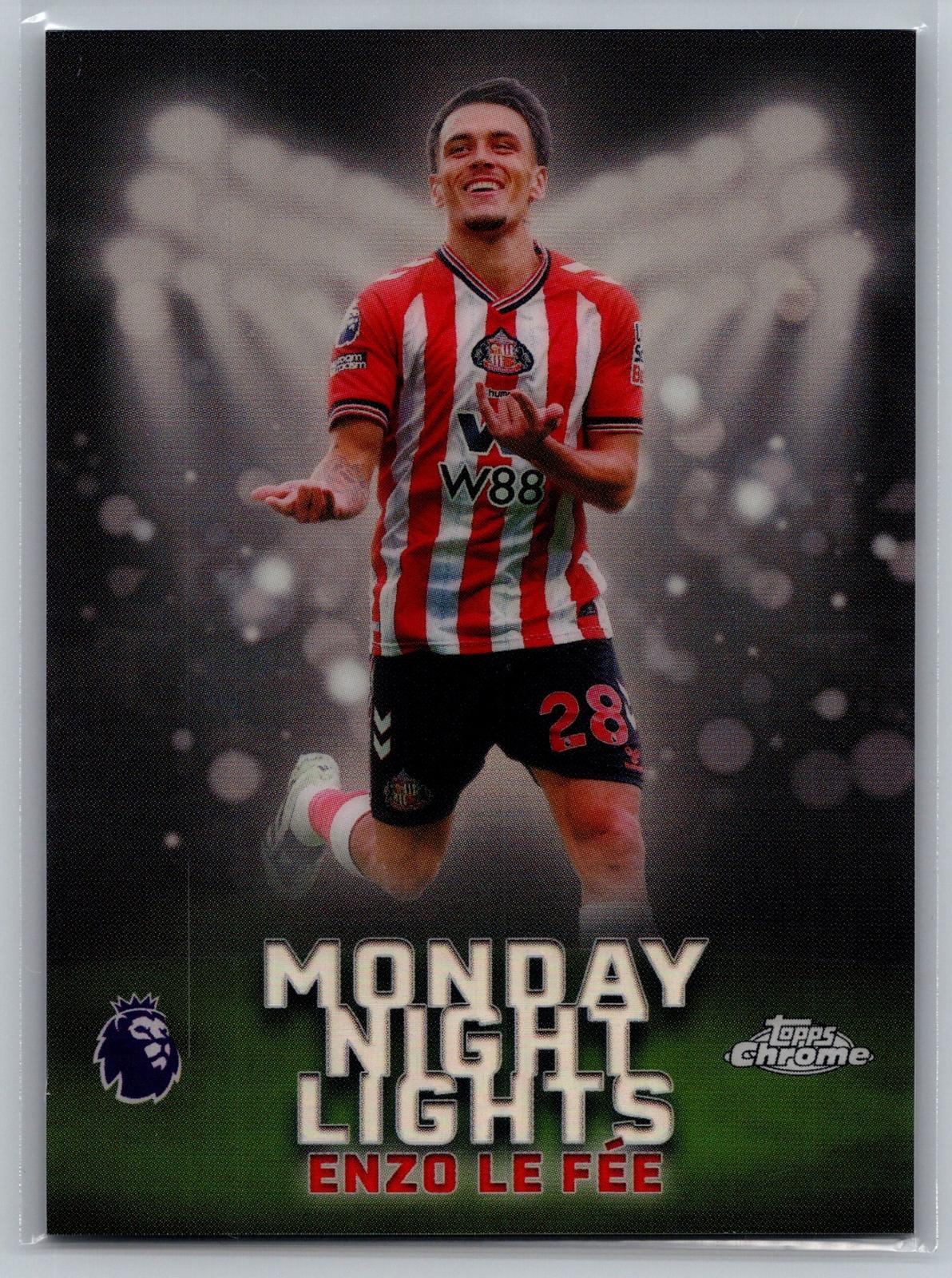 2025-26 Topps Chrome Premier League #MNL-37 Enzo Le Fée Monday Night Lights
