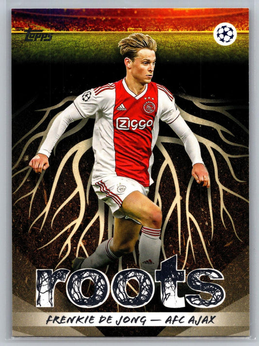 2025-26 Topps UEFA Club Competitions #RT-7 Frenkie de Jong Roots - Deck Pulse