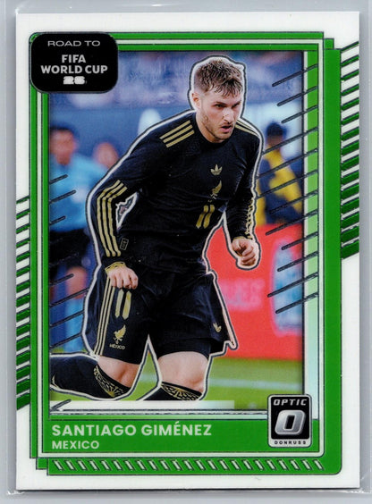 2025-26 Donruss Road to FIFA World Cup #75 Santiago Gimenez Optic - Deck Pulse