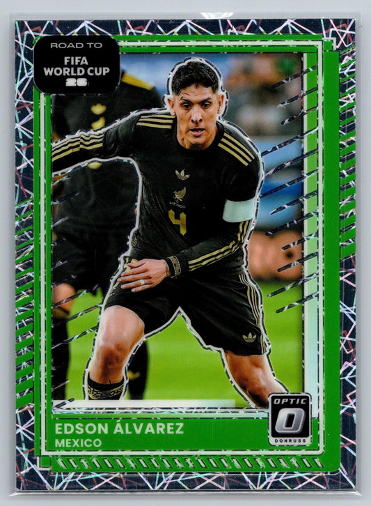 2025-26 Donruss Road to FIFA World Cup #76 Edson Alvarez Optic Velocity - Deck Pulse