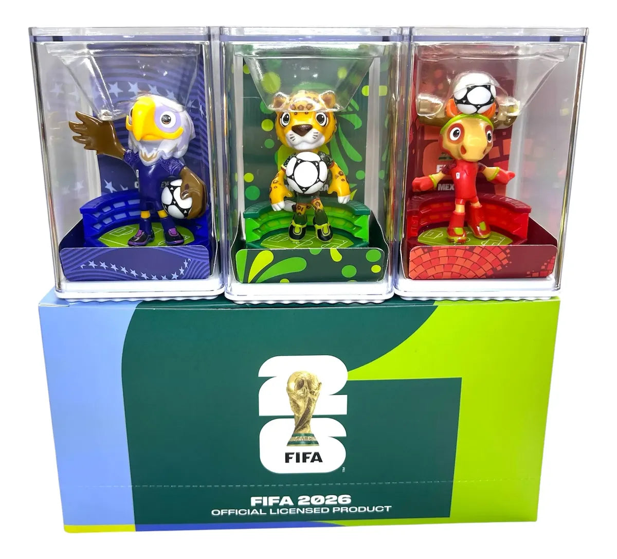 Set de Figuras Oficiales Mascotas Mundial 2026 - Deck Pulse