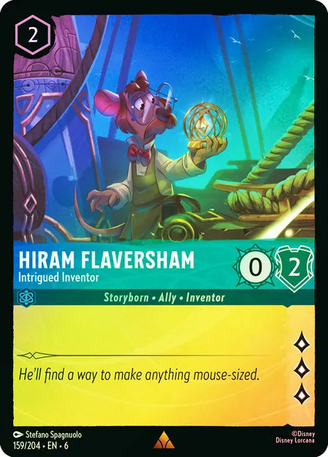 Hiram Flaversham - Intrigued Inventor